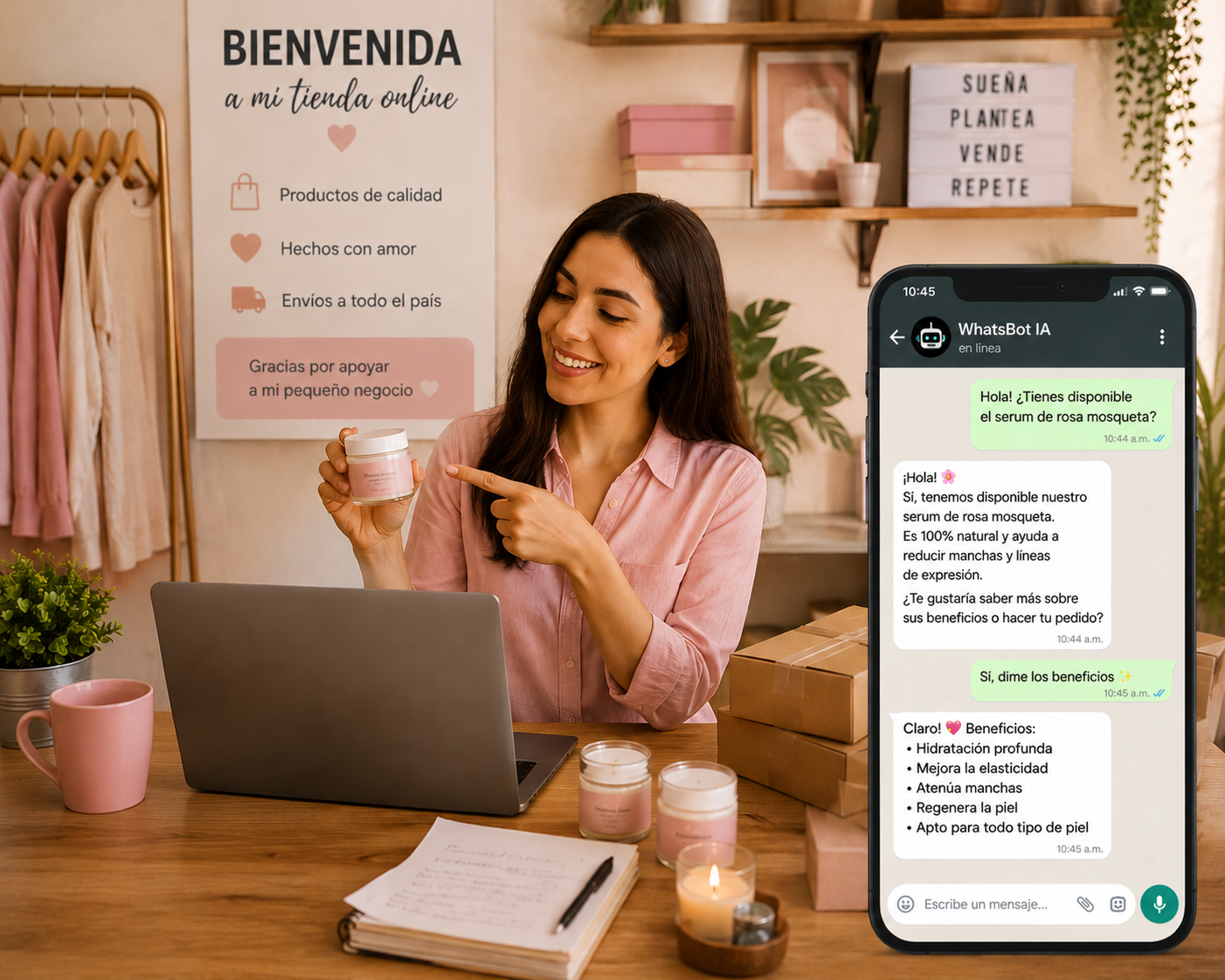 WaBiOT IA para E-commerce - Tienda online automatizada