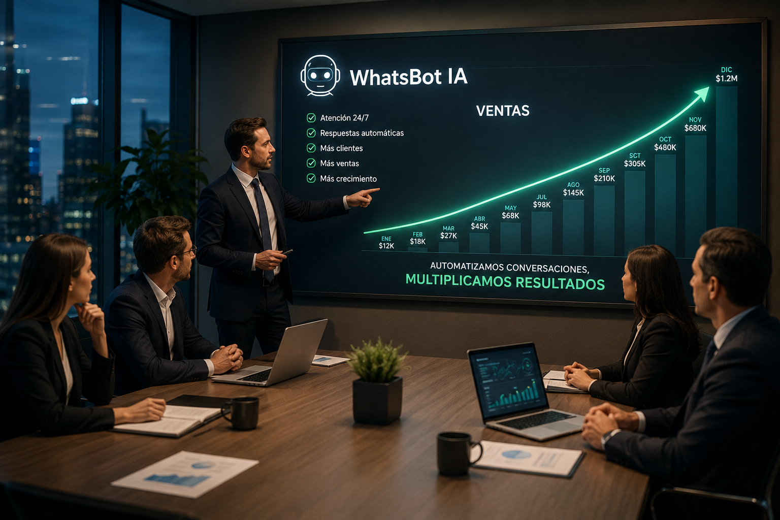WaBiOT IA - Resultados y crecimiento de ventas